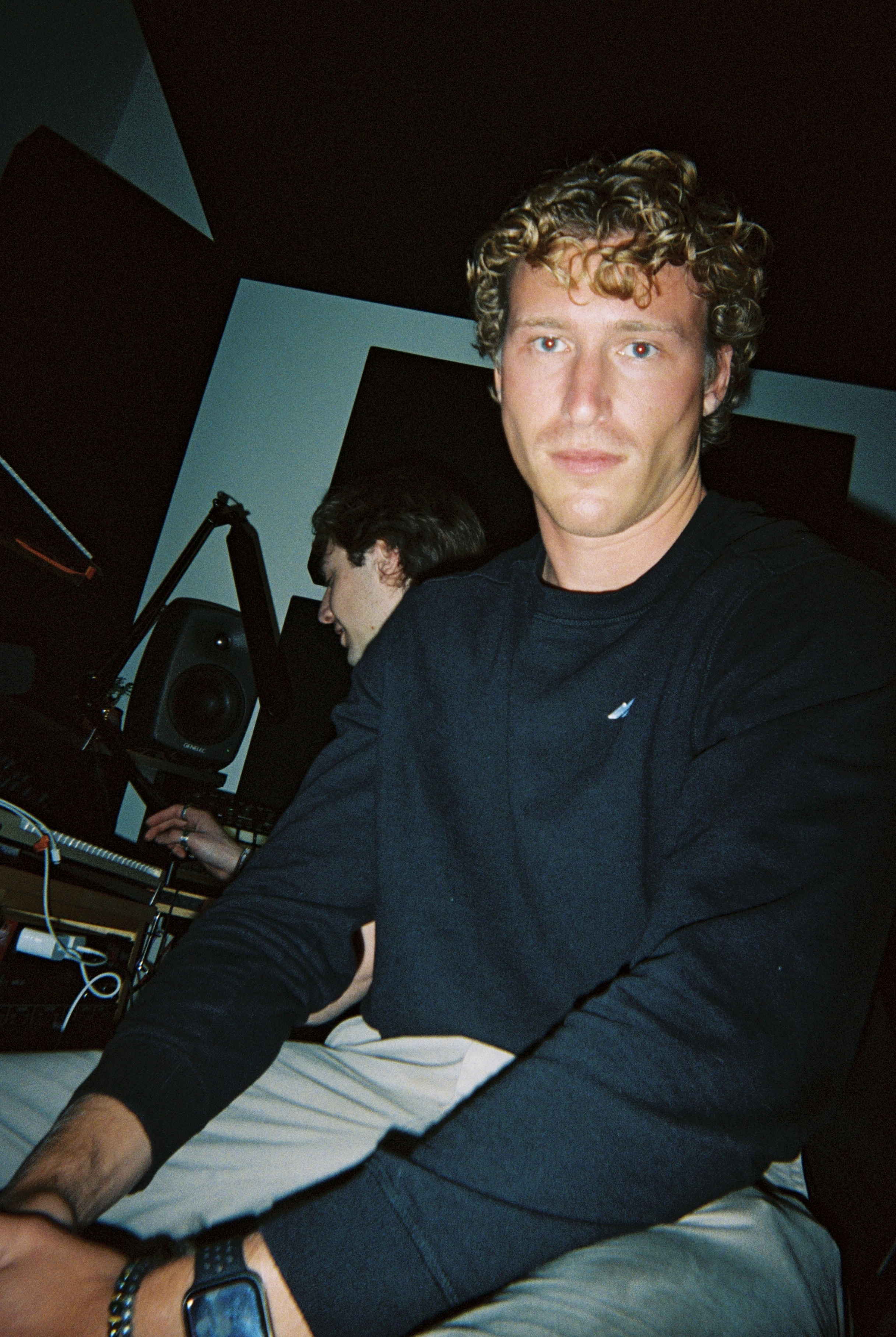 Max Fuster in the studio